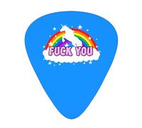Médiators de guitare, de basse et de guitare « Unicorn Fuck you rainbow Soundtrack » (12 pièces)
