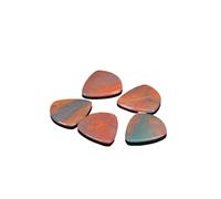 Médiators de guitare en résine réactive avec surfaces texturées, cadeaux professionnels pour guitares acoustiques électriques, ukulélé basse, médiators en résine colorés