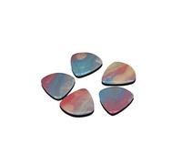 Médiators de guitare en résine réactive avec surfaces texturées, cadeaux professionnels pour guitares acoustiques électriques, ukulélé basse, médiators en résine colorés