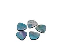 Médiators de guitare en résine réactive avec surfaces texturées, cadeaux professionnels pour guitares acoustiques électriques, ukulélé basse, médiators en résine colorés