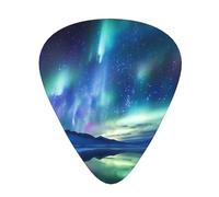 Médiators de guitare taille unique en vrac 3 épaisseurs différentes avec boîte de rangement Northern Lights Accessoires de guitare pour basse, guitare électrique, acoustique amateurs de guitare