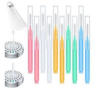 Médiators De Nettoyage Pommeau De Douche - Ensemble De Brosses Miniatures De 10 Pièces, Brosses De Précision Pour Fente, Aérateur Et Robinet De Pommeau De Douche | Outils De Nettoyage Pour La Maison