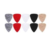 Médiators en feutre pour guitare - Ensemble de médiators feutrés pour ukulélé et basse, kit de sélection en laine | Design de médiator rembourré, style médiator silencieux, pince à cordes fabriquée à