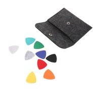 Médiators en Feutre pour Ukulélé, Forme Cœur | Porte-médiator Rond Inclus, Laine Feutrée, Contrôle du Timbre, pour Guitare Acoustique, Cours et Concerts