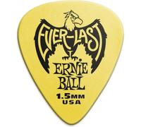 Médiators Everlast Sachet de 12 Jaune 1,5Mm