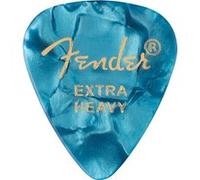 Médiators Fender 351 Shape Premium Picks, Extra Heavy, Ocean Turquoise, 12 Pack