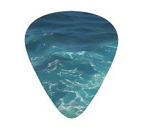 Médiators fins, moyens et lourds, 12 médiators The Deep Ocean résistants à l'usure, adaptés pour guitare, basse, guitare électrique, ukulélé,