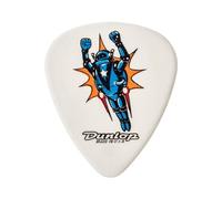 Médiators Jim Dunlop Blackline Original Alan Forbes, Sachet De 36, Rocket Man, White 1.00 mm