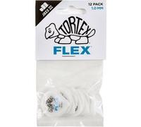 Jim Dunlop Médiators Pack joueur – 12 médiators – 0,73 mm – blanc