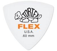 Jim Dunlop Médiators 456P60 Tortex Flex Triangle 0,60 mm sachet de 6