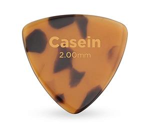 Médiators larges en caséine 346 pour guitare D'Addario Accessories - Médiator avec motif écaille de tortue pour guitare - 1 unité, Extra Heavy, 2 mm
