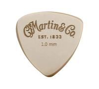 Martin Médiator de guitare LUXE Contour Torlon 1mm, asymétrique, surface satinée, logo gravé (A0117)
