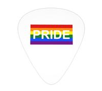Médiators pour guitare, basse et autres instruments à vent, inspirés de la bande originale LGBT Gay Pride (lot de 12).