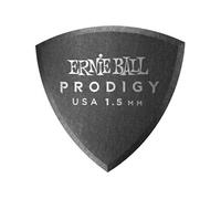 Ernie Ball Médiators Prodigy Forme bouclier 1,5 mm Noir – Lot de 6