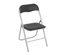 Mediawave Store Media Wave Store 2008AN0816 Lot de 4 chaises Pliantes Gris Ass. Lyon rembourré avec Base en métal, Unica