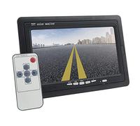 Mediawave Store - Moniteur LCD 7 pouces 2 entrées RCA. Idéal pour inverse, DVD et surveillance. Installation sur appuie-tête