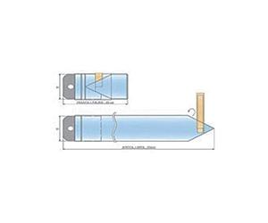 Mediberg Camera Drape, Housse de protection pour appareil photo, Polyéthylène transparent antistatique, Stérile, Taille 13 x 250 cm, Lot de 100 pièces