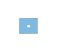 Mediberg Champ opératoire avec trou Ø 10 cm en tissu non tissé à double couplage, absorbant et imperméable, stérile et jetable, 2 couches, bleu clair, taille 75x90 cm, sans latex, 75 pcs emballées