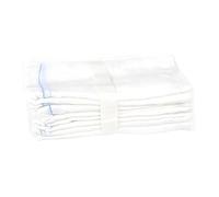Mediberg Gaze Laparotomique, Pur Coton avec Fil de Baryum Tissé, Hydrophile et Absorbant, Non Stérile, 8 Couches, 20 Fils/cm2, Cousu sur les Côtés, Sans Latex, Taille 40 x 40 cm, 5 x 50 pcs