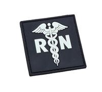 Medic Caduceus Patch médical en PVC compatible avec Velcro écussons pour chapeaux, patchs tactiques, accessoires Molle, patchs militaires, patchs pour sac à dos