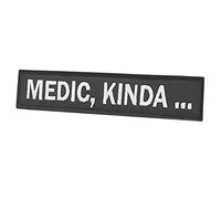 Medic Kinda Name Tape 1x5 Morale Tactical Military Fastener Patch