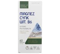 Medica Herbs Magnésium Zinc Vitamine B6 - 60 Capsules