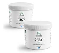 MEDICAFARM - Argile de soin CRYO-K - Aux plantes et huiles essentielles - Effet glacial - Aide à soulager les douleurs et améliorer confort circulatoire - 2 Pots de 250 g, 250.0 gramme