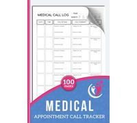 Medical Appointment Call Tracker: Physician Telephone Message Record Book | Monitor Doctor Conversations, Notes & Next Steps for Families & Caregivers | 100 Pages