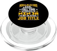Medical Biller Coder Job Title - Medical Coding and Billing PopSockets PopGrip pour MagSafe