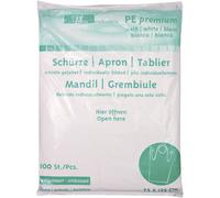 medical care & serve 1005100 Tablier à usage unique 75x125 cm VE 100 blanc