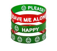 Medical ID Me Lot de 3 bracelets Happy Sad Express Emotions Feelings pour enfants autisme UK (petit 15 cm)