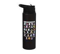 Medical Laboratory Alphabet Science Lab The Lab Week Stainless Steel Insulated Water Bottle