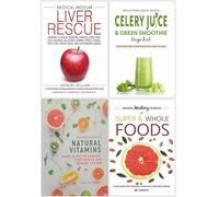 Medical Medium Liver Rescue [Hardcover], Celery Juice & Green Smoothie Recipe Book, Medical Autoimmune, Hidden Healing Powers 4 Books Collection Set