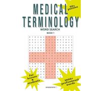 Medical Terminology Word Search Book 1: 50+ Themed Puzzles for Nurses, Medical Students & Healthcare Professionals | Large Print Activity Book to Master Vocabulary & Relax