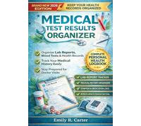 Medical Test Results Organizer: A Simple Health Logbook to Track Lab Reports, Blood Tests, Medical History, Doctor Visits, and Personal Health Records in One Organized Place