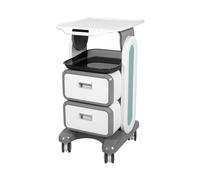 Medical Trolley Cart with Wheels for Hospital and Beauty Salon Use Rolling Utility Cart for Estheticians Dental Clinic and Lab Storage(One Color-S)