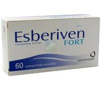 Médicament > Médicament circulation sanguine > Médicament hémorroïdes Esberiven Fort x 60 - Hémorroïdes - Pharmacie en ligne LaSante.net