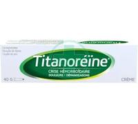 Médicament > Médicament Circulation Veineuse > Médicament hémorroïdes Titanoréïne Crème 40 g - Hémorroïdes - Pharmacie en ligne LaSante.net
