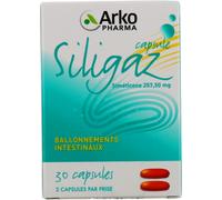 Médicament > Médicament digestion et nausées > Médicaments ballonnements Arkopharma Siligaz capsules x 30 - Ballonnements - Pharmacie en ligne LaSante.net