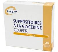 Médicament > Médicament digestion et nausées > Médicaments constipation Cooper Suppositoire à la Glycérine Adulte - Constipation - Pharmacie en ligne LaSante.netx 25