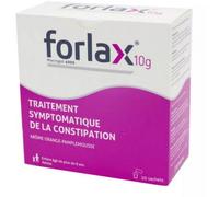 Médicament > Médicament digestion et nausées > Médicaments constipation Forlax 10 g x 20 - Constipation - Pharmacie en ligne LaSante.net