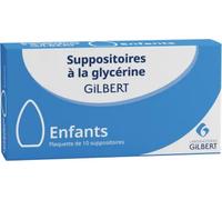 GILBERT Suppositoires à la glycérine Enfants Suppositoire(S) 10 pc(s)