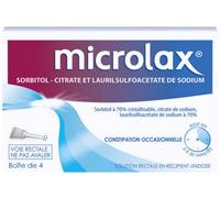 Médicament > Médicament digestion et nausées > Médicaments constipation Microlax Adulte - Médicaments constipation - Pharmacie en ligne LaSante.net x 4