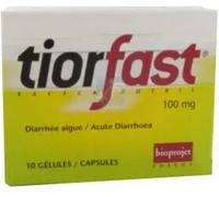 Médicament > Médicament digestion et nausées > Médicaments diarrhée Tiorfast 100 mg Gélules x 10 - Diarrhée - Pharmacie en ligne LaSante.net