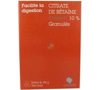 Médicament > Médicament digestion et nausées > Médicaments digestion difficile Citrate de Bétaïne 10% granules 250 g - Digestion difficile - Pharmacie en ligne LaSante.net