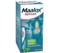 Médicament > Médicament digestion et nausées > Médicaments maux d'estomac Maalox Reflux goût Menthe sachet x 12 - Maux d'estomac - Pharmacie en ligne LaSante.net