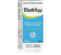 Médicament > Médicament maux de bouche > Médicament anti-inflammatoire gencive Eludril Gé Solution Pour Bain de Bouche 90 ml - Inflammation des gencives - Pharmacie en ligne LaSante.net