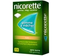 Médicament > Médicament sevrage tabagique Nicorette 4 mg Fruits sans sucre x 105 - Sevrage tabagique - Pharmacie en ligne LaSante.net
