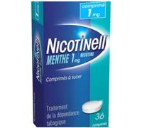 Médicament > Médicament sevrage tabagique Nicotinell Menthe 1 mg Comprimés à sucer - Sevrage tabagique - Pharmacie en ligne LaSante.net x 36