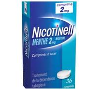 Médicament > Médicament sevrage tabagique Nicotinell Menthe 2 mg Comprimés à sucer - Sevrage tabagique - Pharmacie en ligne LaSante.net x 36